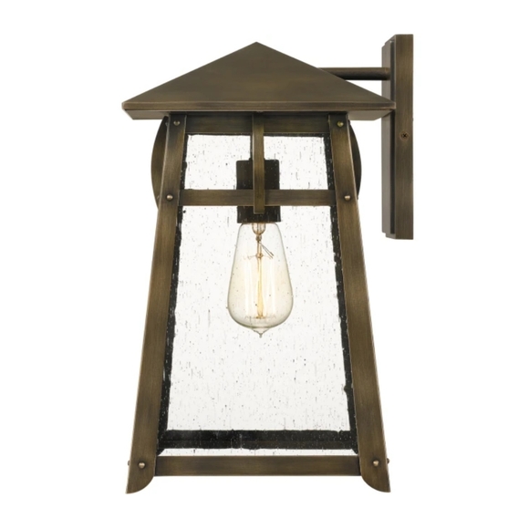Quoizel Merle 15" One Light Bronze Outdoor Wall Lantern - Picture 2 of 2